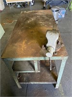 Vice with Solid Metal Bench