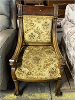 Wooden Floral Chair