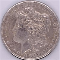 1881 S Morgan silver dollar mint state