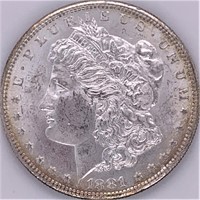 1881 S Morgan silver dollar high mint state