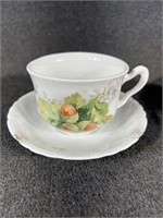 Floral Bowls, Teacup and Saucer