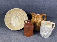 Assorted Ceramic Bowls and Pitchers
