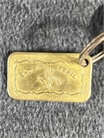 Brass horse medallions, and keys