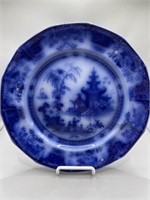 Flow Blue Lahore Plate