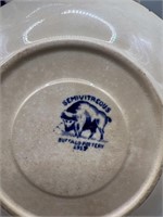 Buffalo Pottery Pitcher and plate