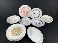 China platters, bowls and plates