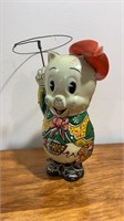 1949 "COWPUNCHER PORKY" WIND-UP TIN TOY