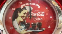 LED COCA-COLA BATTERY OPERATED CLOCK