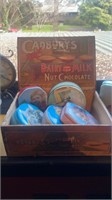 CADBURYS CHOCOLATE BOX AND COLLECTORS TINS