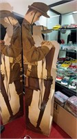 ANZAC SOLDIER BISCUIT CARDBOARD SHOP DISPLAY