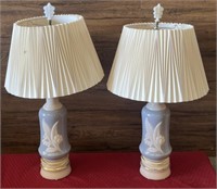Pair of matching lamps - 26"