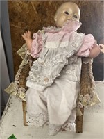 Doll and chair