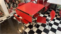 50'S DINER DROPSIDE TABLE AND CHAIRS