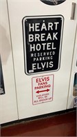 5X ELVIS AND JOHNNY CASH TIN SIGNS