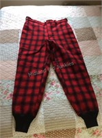 1963 Woolrich Hunting Pants, Size 36