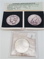 1923 Graded MS64 Silver Peace Dollar