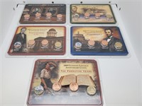 (5) 2009 Ultimate Lincoln Anniversary Cents