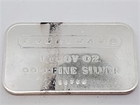 1oz Fine Silver Engelhard Silver Bar