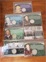 (7) Ike Eisenhower Dollars Most Are Proof