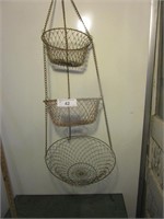 Tiered Hanging Storage Basket