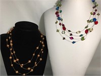 Chico’s retro necklace multi strand jewelry