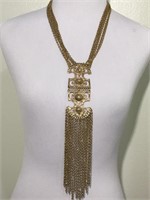 Retro jewelry gold necklace statement vintage
