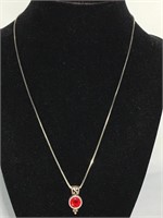 Avon RJ Graziano 925 sterling silver necklace