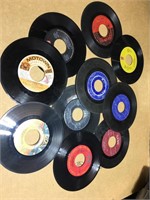 mix Lot of 1960’s - 80s 7 inch vinyl music Records