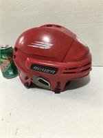 Vintage Bauer hockey helmet red Canada made