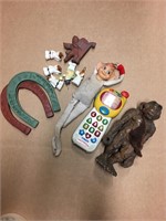 Mixed lot of vintage toys and stuff