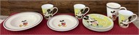 Miscellaneous Mickey Mouse dishes