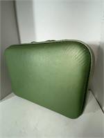Vintage Trojan Green Suitcase