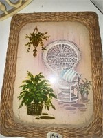 Vintage Butterfly/Mirror-Clock & More