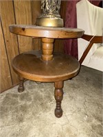 Round Wood Side/Accent Table