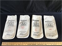 Lot of 4 empty Winchester shot bags