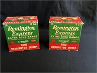 Two boxes of Remington Express shotgun shells