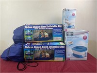 2 Inflatable mattress and a para spa plus
