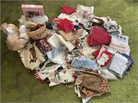 Lot of craft and quilting pieces