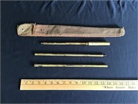 Antique CM Powers Faries MFG brass cleaning rod