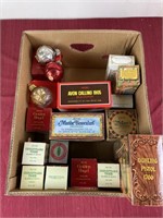 Box of Avon items
