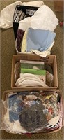4 boxes of fabric