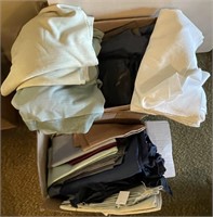 2 boxes of fabric