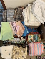 5 boxes of fabric