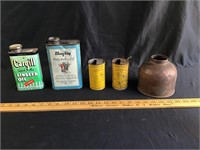 Various vintage tins - please see photos