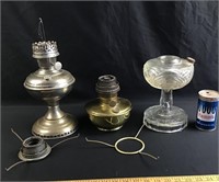 Lot of 3 Aladdin lamps - Please see photos