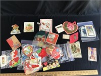Vintage Chistmas and Valentine cards