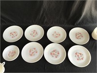 Fire King plates and cups