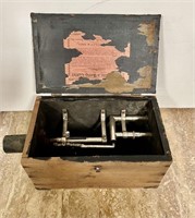 Vintage De Moulins Lung Tester -Missing Gauge