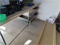 Green Steel Fabricated Work Bench/Trolley