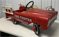 AMF Fire Fighter Unit 508 Metal Pedal Car